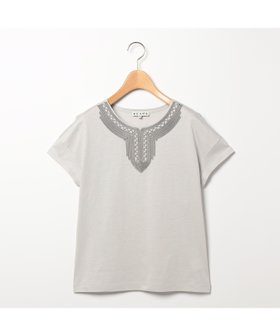 【スキャパ/SCAPA】のコンパクトテンジクカットソー 人気、トレンドファッション・服の通販 founy(ファニー) ファッション Fashion レディースファッション Fashion for Women トップス・カットソー Cut & Sew Tops カットソー・ベーシックTシャツ Cut-and-Sewn Tops / Stretch Tees & Basics なめらか Smooth, Silky Texture エレガント 上品 Elegant コンパクト Compact, Small Size ボトム Bottoms, Lower Wear |ID:prp329100004585346