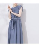 【クチュール ブローチ/Couture Brooch】の【一枚で着映える・楽ちん・ドライタッチ】フリルスリーブワンピース 人気、トレンドファッション・服の通販 founy(ファニー) ファッション Fashion レディースファッション Fashion for Women ワンピース Dresses シアー Sheer, See-Through シフォン Chiffon, Lightweight Fabric シャーリング Shirring, Ruched フェミニン Feminine, Girly フリル Frill, Ruffle リボン Ribbon, Bow 楽ちん Easy Fit, Comfortable 無地 Plain, Solid Color thumbnail ブルー|ID: prp329100004585744 ipo3291000000032735878