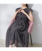 【クチュール ブローチ/Couture Brooch】の【一枚で着映える・楽ちん・ドライタッチ】フリルスリーブワンピース 人気、トレンドファッション・服の通販 founy(ファニー) ファッション Fashion レディースファッション Fashion for Women ワンピース Dresses シアー Sheer, See-Through シフォン Chiffon, Lightweight Fabric シャーリング Shirring, Ruched フェミニン Feminine, Girly フリル Frill, Ruffle リボン Ribbon, Bow 楽ちん Easy Fit, Comfortable 無地 Plain, Solid Color thumbnail ブラック|ID: prp329100004585744 ipo3291000000032735879