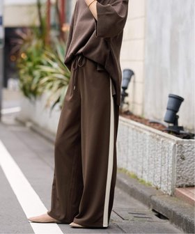 【ジャーナルスタンダード レリューム/JOURNAL STANDARD relume】 カットジャージーラインパンツ人気、トレンドファッション・服の通販 founy(ファニー) ファッション Fashion レディースファッション WOMEN パンツ Pants 2025年 2025 シンプル Simple ジャージー Jersey スタイリッシュ Stylish リラックス Relax |ID:prp329100004585751