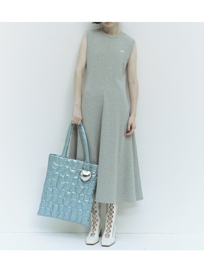 【ファーファー/FURFUR】のロゴ刺繍ノースリーブカットワンピース 人気、トレンドファッション・服の通販 founy(ファニー) 　ファッション　Fashion　レディースファッション　WOMEN　ワンピース　Dress　フィット　Fit　フレア　Flare　ワンポイント　One Point　 other-1|ID: prp329100004585770 ipo3291000000032516069