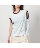 【ビューティ&ユース ユナイテッドアローズ/BEAUTY&YOUTH / UNITED ARROWS】の6(ROKU) ARPHABET Tシャツ -R- 人気、トレンドファッション・服の通販 founy(ファニー) ファッション Fashion レディースファッション WOMEN トップス・カットソー Tops/Tshirt シャツ/ブラウス Shirts/Blouses ロング / Tシャツ T-Shirts カットソー Cut And Sew ドレープ Drape ノースリーブ No Sleeve ヴィンテージ Vintage 夏 Summer thumbnail LT.BLUE|ID: prp329100004585817 ipo3291000000032516318