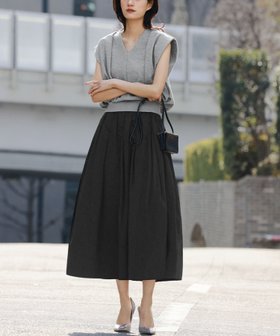 【ガール/GIRL】 タフタギャザーフレアロングスカート【洗える】人気、トレンドファッション・服の通販 founy(ファニー) ファッション Fashion レディースファッション Fashion for Women スカート Skirts ロングスカート Long Skirts / Maxi & Midi Skirts おすすめ Recommended / Our Picks タフタ Taffeta, Structured Fabric ロング Long, Long-Length エレガント 上品 Elegant 洗える Machine Washable |ID:prp329100004585853
