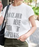 【スピック&スパン/Spick & Span】の《追加》ロゴフレンチ Tシャツ1 ホワイト|ID: prp329100004585933 ipo3291000000032659023