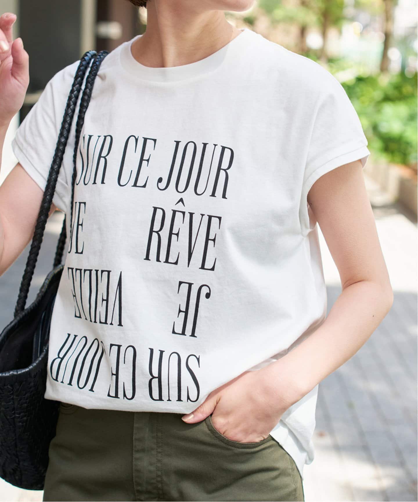 【スピック&スパン/Spick & Span】の《追加》ロゴフレンチ Tシャツ1 インテリア・キッズ・メンズ・レディースファッション・服の通販 founy(ファニー) 　ファッション　Fashion　レディースファッション　Ladies' Fashion Online　トップス・カットソー　Tops/Tshirt　シャツ/ブラウス　Shirts/Blouses　ロング / Tシャツ　T-Shirts　フレンチ　French　人気　Popularity　再入荷　Restock/Back In Stock/Re Arrival　ホワイト|ID: prp329100004585933 ipo3291000000032659023
