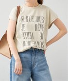 【スピック&スパン/Spick & Span】の《追加》ロゴフレンチ Tシャツ1 ベージュ|ID: prp329100004585933 ipo3291000000032659025