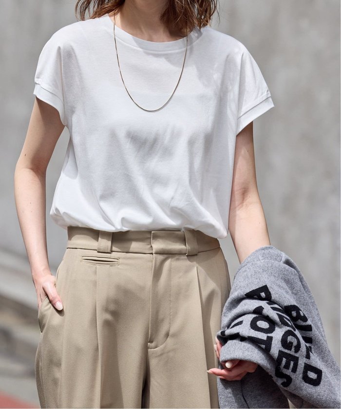 【ジャーナルスタンダード/JOURNAL STANDARD】の《追加4》汗ジミ防止ナノシアコンパクトTシャツ インテリア・キッズ・メンズ・レディースファッション・服の通販 founy(ファニー) https://founy.com/ ファッション Fashion レディースファッション Ladies' Fashion Online トップス・カットソー Tops/Tshirt シャツ/ブラウス Shirts/Blouses ロング / Tシャツ T-Shirts 2025年 2025 2025春夏・S/S Ss,Spring/Summer,2025 |ID: prp329100004585975 ipo3291000000032642373