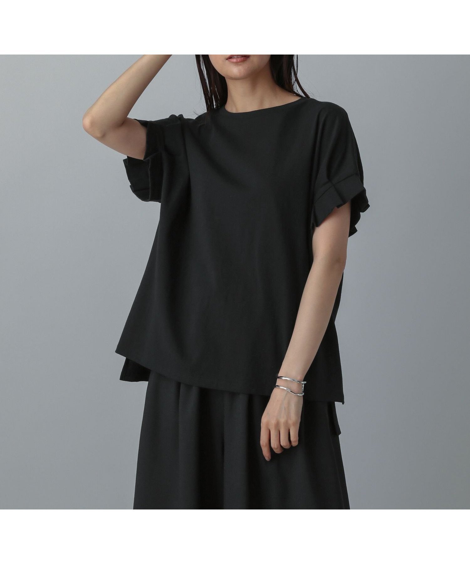【グローバルワーク/GLOBAL WORK】のMATINEE LINE/冷感タックスリーブ半袖/496993 人気、トレンドファッション・服の通販 founy(ファニー) 　ファッション　Fashion　レディースファッション　Fashion for Women　トップス・カットソー　Cut & Sew Tops　カットソー　Cut and Sewn Top　スリーブ　Sleeve, Long Sleeve / Short Sleeve　半袖　Short Sleeve, Half Sleeve　 other-1|ID: prp329100004586004 ipo3291000000033054493