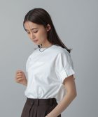 【グローバルワーク/GLOBAL WORK】のMATINEE LINE/冷感タックスリーブ半袖/496993 人気、トレンドファッション・服の通販 founy(ファニー) ファッション Fashion レディースファッション Fashion for Women トップス・カットソー Cut & Sew Tops カットソー Cut and Sewn Top スリーブ Sleeve, Long Sleeve / Short Sleeve 半袖 Short Sleeve, Half Sleeve thumbnail オフ06|ID: prp329100004586004 ipo3291000000033054497