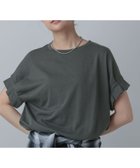 【グローバルワーク/GLOBAL WORK】のMATINEE LINE/冷感タックスリーブ半袖/496993 人気、トレンドファッション・服の通販 founy(ファニー) ファッション Fashion レディースファッション Fashion for Women トップス・カットソー Cut & Sew Tops カットソー Cut and Sewn Top スリーブ Sleeve, Long Sleeve / Short Sleeve 半袖 Short Sleeve, Half Sleeve thumbnail チャコール18|ID: prp329100004586004 ipo3291000000033054499