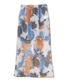 【ビームス ウイメン/BEAMS】のプリント メッシュ タイト スカート 人気、トレンドファッション・服の通販 founy(ファニー) ファッション Fashion レディースファッション WOMEN スカート Skirt シンプル Simple ストレート Straight スリット Slit トレンド Trend プリント Print ペチコート Petticoat メッシュ Mesh ロング Long 夏 Summer thumbnail BLUE|ID: prp329100004586009 ipo3291000000032518442