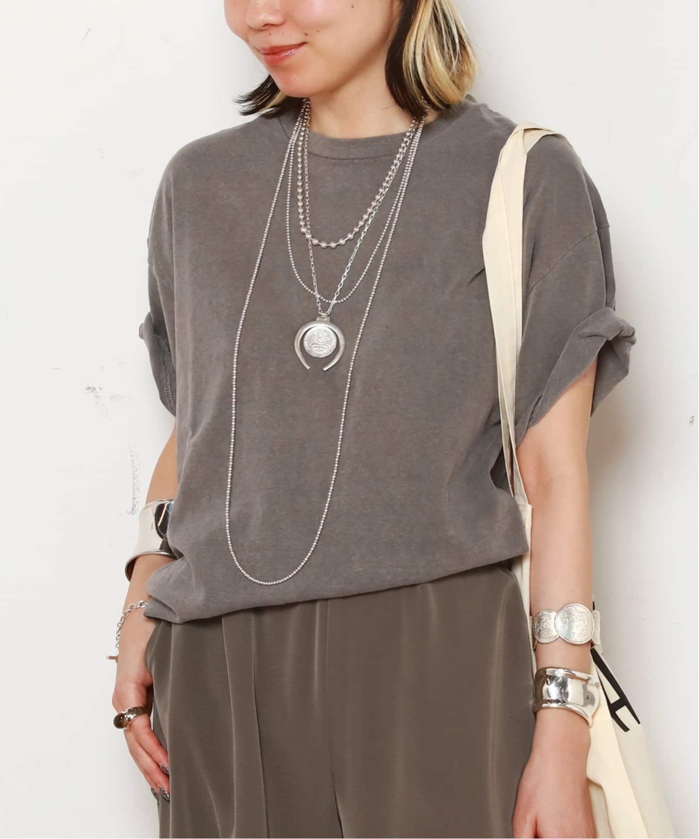 【エーピーストゥディオ/AP STUDIO】の*Relax T-shirt インテリア・キッズ・メンズ・レディースファッション・服の通販 founy(ファニー) 　ファッション　Fashion　レディースファッション　Ladies' Fashion Online　トップス・カットソー　Tops/Tshirt　シャツ/ブラウス　Shirts/Blouses　ロング / Tシャツ　T-Shirts　おすすめ　Recommend　ベーシック　Basic　リラックス　Relax　夏　Summer　定番　Standard　カーキ|ID: prp329100004586015 ipo3291000000032653764