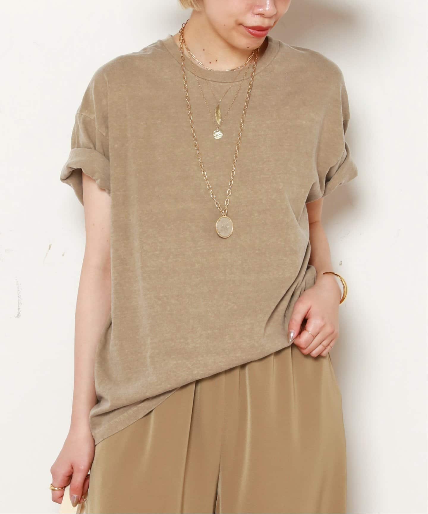 【エーピーストゥディオ/AP STUDIO】の*Relax T-shirt インテリア・キッズ・メンズ・レディースファッション・服の通販 founy(ファニー) 　ファッション　Fashion　レディースファッション　Ladies' Fashion Online　トップス・カットソー　Tops/Tshirt　シャツ/ブラウス　Shirts/Blouses　ロング / Tシャツ　T-Shirts　おすすめ　Recommend　ベーシック　Basic　リラックス　Relax　夏　Summer　定番　Standard　キャメル|ID: prp329100004586015 ipo3291000000032653766
