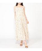 【プレフェリール/PREFERIR】の花柄ラップルキャミワンピース ベージュ|ID: prp329100004586042 ipo3291000000032518727