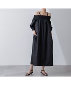 【ナノ ユニバース/nano universe】の2wayシャーリングオフショルダーワンピース 人気、トレンドファッション・服の通販 founy(ファニー) ファッション Fashion レディースファッション WOMEN ワンピース Dress オフショルダーワンピース・ドレス Off The Shoulder Dresses おすすめ Recommend ウォッシャブル Washable デニム Denim フェミニン Feminine リネン Linen thumbnail ブラック|ID: prp329100004586058 ipo3291000000032518962