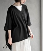 【アールピーエス/rps】のカットジョーゼットポンチョチュニック 人気、トレンドファッション・服の通販 founy(ファニー) ファッション Fashion レディースファッション Fashion for Women アウター Coat / Outerwear Collection ポンチョ・ケープコート Ponchos & Capes ポケット Pocket, Pocket Detail リラックス Relax, Relaxed Fit ワイド Wide, Wide Fit thumbnail ブラック|ID: prp329100004586123 ipo3291000000032729047