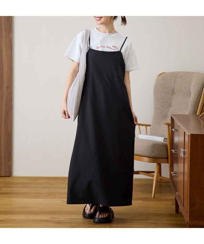 【レプシィム ローリーズファーム/LEPSIM LOWRYS FARM】のナローキャミワンピース インテリア・キッズ・メンズ・レディースファッション・服の通販 founy(ファニー) https://founy.com/ ファッション Fashion レディースファッション WOMEN ワンピース Dress キャミワンピース No Sleeve Dresses キャミワンピース Cami Dress シンプル Simple ジャケット Jacket |ID: prp329100004586126 ipo3291000000032519455