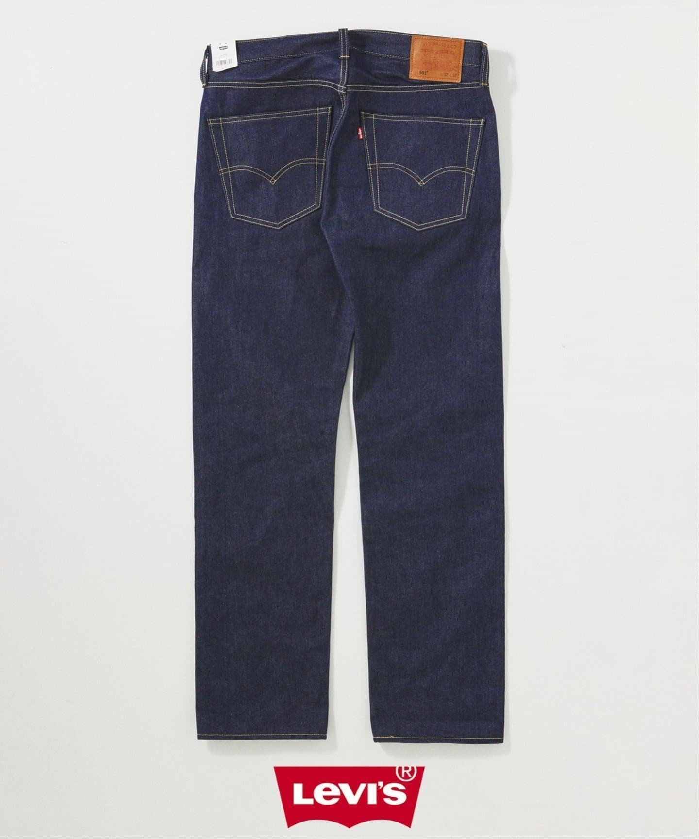 【ジャーナルスタンダード レリューム/JOURNAL STANDARD relume / MEN】の【L32】LEVI S/リーバイス 別注 501 セルビッチ リジッド 人気、トレンドファッション・服の通販 founy(ファニー) 　ファッション　Fashion　メンズファッション　Fashion for Men　イエロー　Yellow　ヴィンテージ　Vintage Style　コイン　Coin, Coin Design　ジーンズ　Jeans, Denim Pants　ダブル　Double, Double-Breasted　デニム　Denim, Jeans Material　ポケット　Pocket, Pocket Detail　別注　Limited Edition, Custom Order　ロング　Long, Long-Length　 other-1|ID: prp329100004586141 ipo3291000000032987868