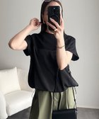 【スタイルドア/STYLEDOOR】のライトダンボールドッキングラグランショートスリーブプルオーバー ブラック|ID: prp329100004586176 ipo3291000000033339787