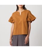 【ユナイテッドアローズ/UNITED ARROWS】のフリルスリーブ キーネックカットソー A DAY IN THE LIFE ORANGE|ID: prp329100004586182 ipo3291000000033438356