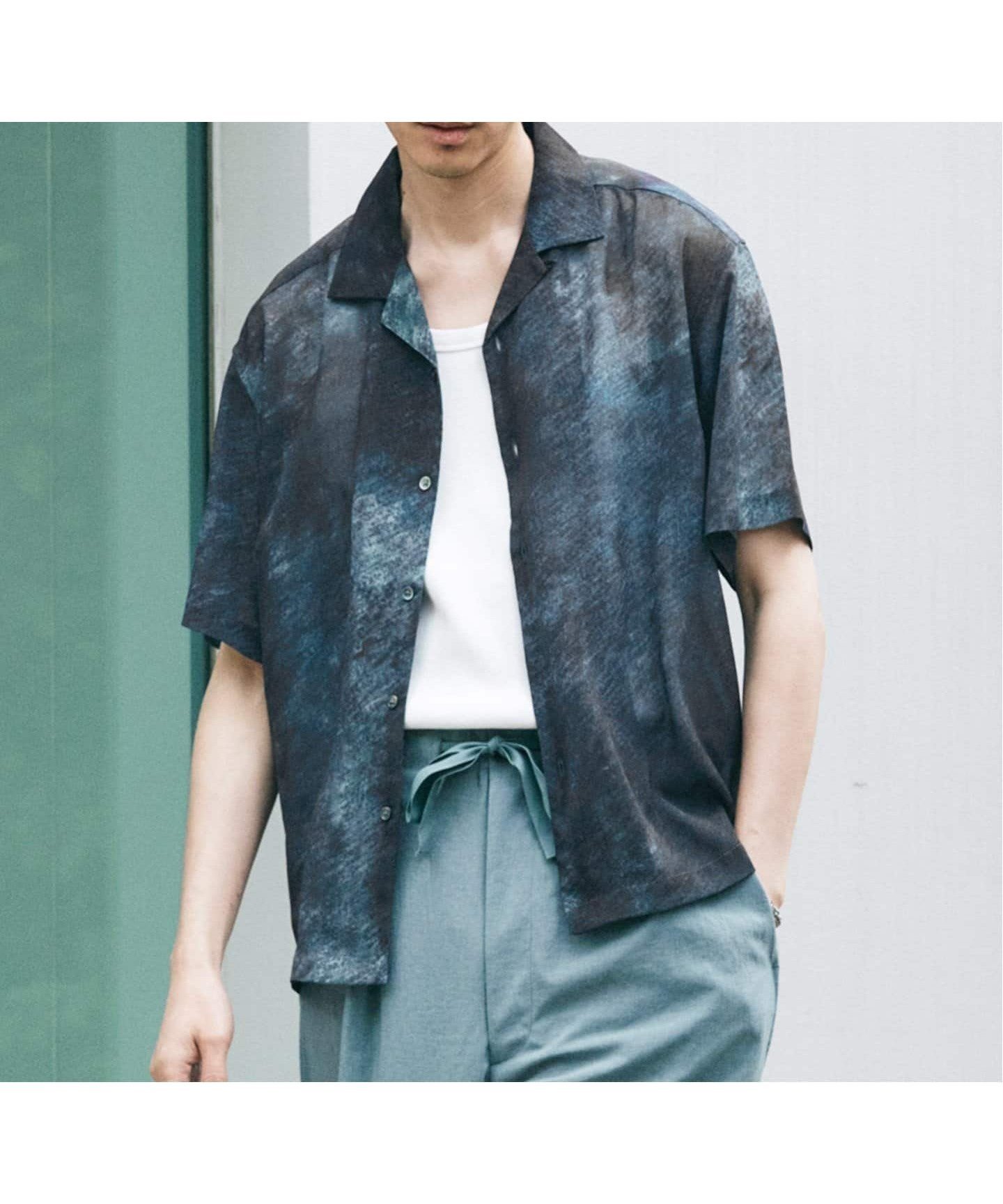 【ジャーナルスタンダード/JOURNAL STANDARD / MEN】のライト ウィロー モダニズム 半袖 シャツ インテリア・キッズ・メンズ・レディースファッション・服の通販 founy(ファニー) 　ファッション　Fashion　メンズファッション　Men's Style Online　インナー　Inner　シンプル　Simple　モダン　Modern　エレガント 上品　Elegant　半袖　Short Sleeve　夏　Summer　軽量　Lightweight　ブラック A|ID: prp329100004586183 ipo3291000000032609185