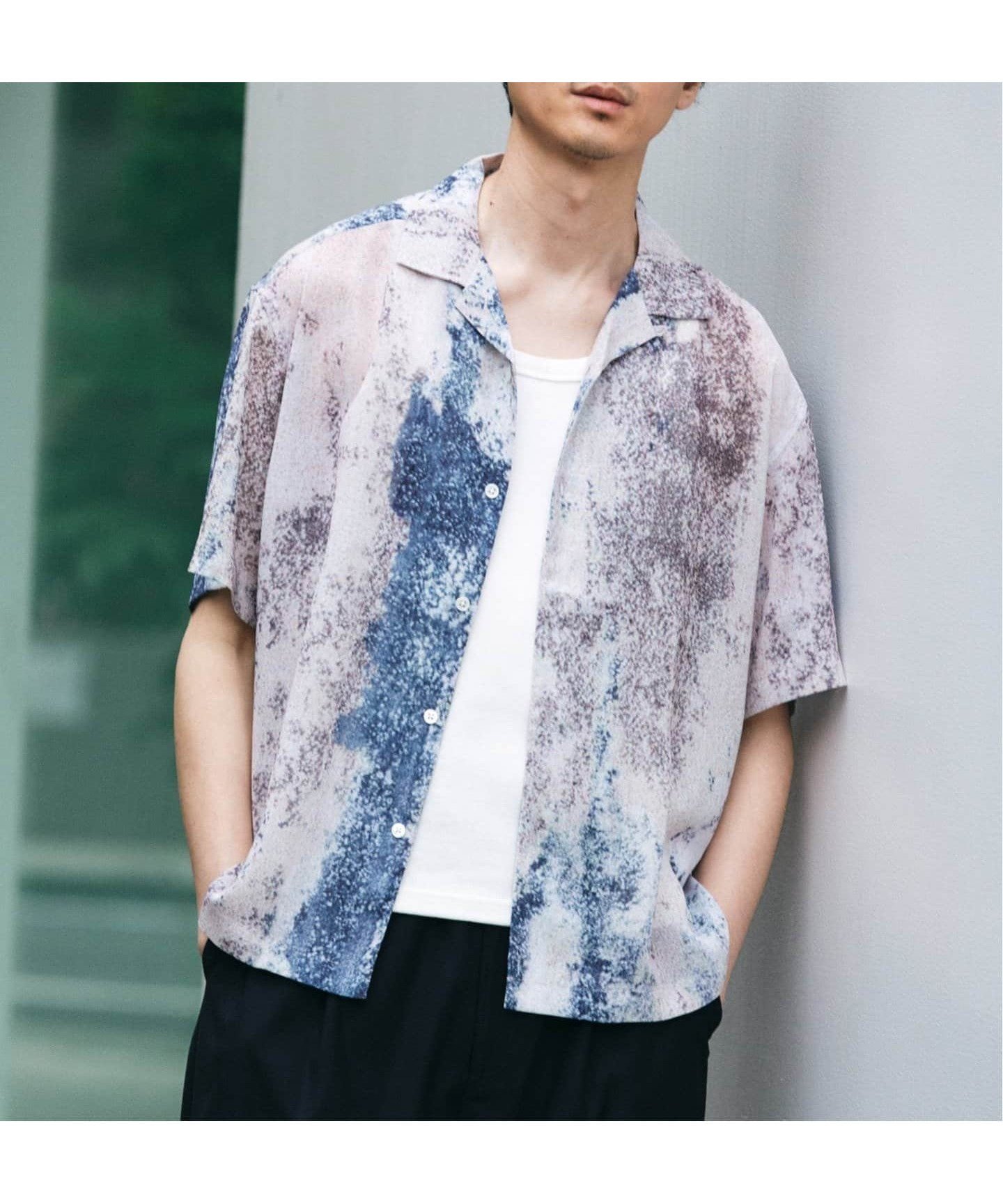 【ジャーナルスタンダード/JOURNAL STANDARD / MEN】のライト ウィロー モダニズム 半袖 シャツ インテリア・キッズ・メンズ・レディースファッション・服の通販 founy(ファニー) 　ファッション　Fashion　メンズファッション　Men's Style Online　インナー　Inner　シンプル　Simple　モダン　Modern　エレガント 上品　Elegant　半袖　Short Sleeve　夏　Summer　軽量　Lightweight　ホワイト B|ID: prp329100004586183 ipo3291000000032609187