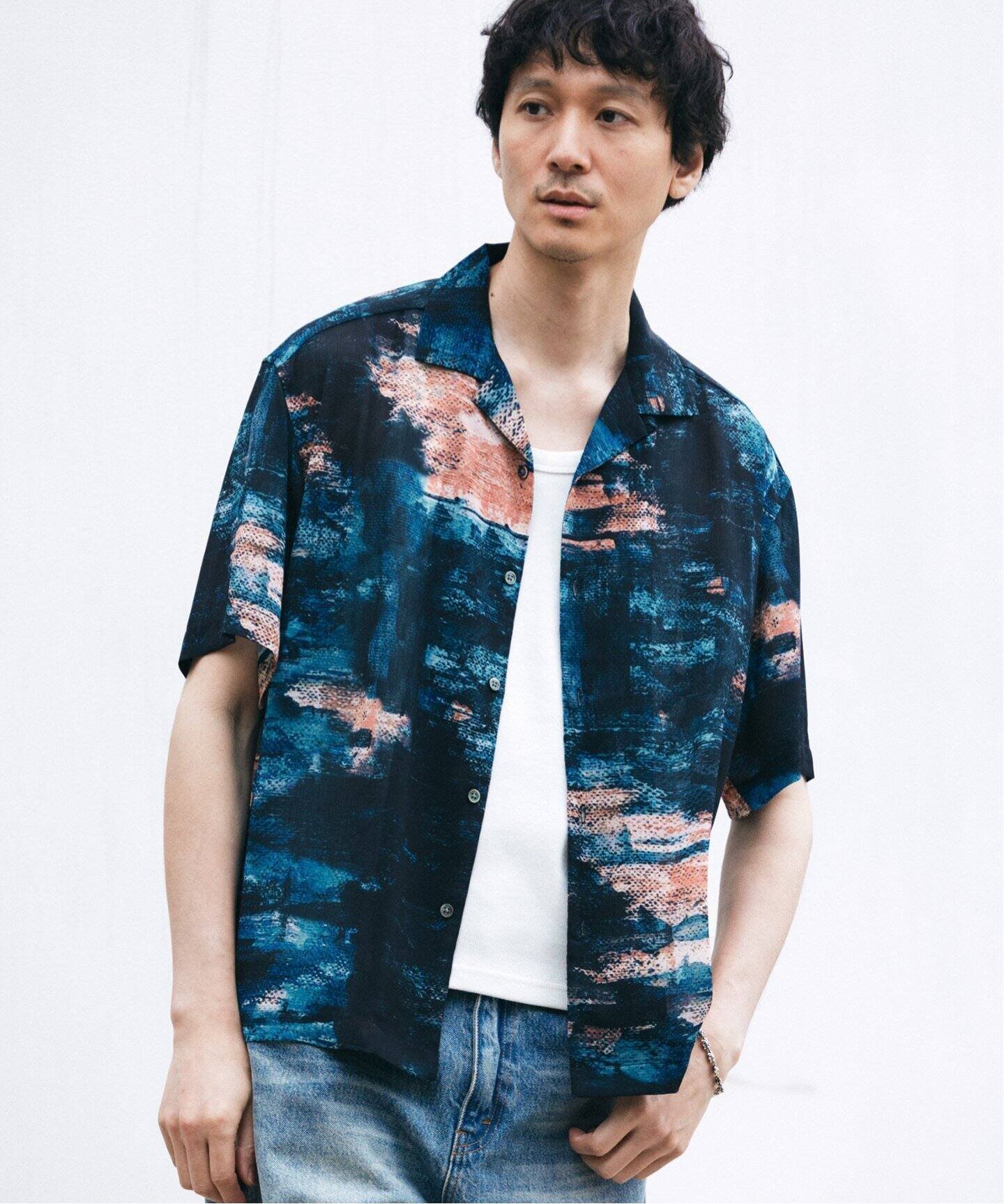【ジャーナルスタンダード/JOURNAL STANDARD / MEN】のライト ウィロー モダニズム 半袖 シャツ インテリア・キッズ・メンズ・レディースファッション・服の通販 founy(ファニー) 　ファッション　Fashion　メンズファッション　Men's Style Online　インナー　Inner　シンプル　Simple　モダン　Modern　エレガント 上品　Elegant　半袖　Short Sleeve　夏　Summer　軽量　Lightweight　ネイビー|ID: prp329100004586183 ipo3291000000032609188