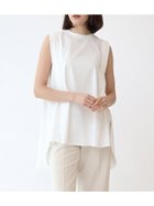 【ラシュッド/LASUD】のNORITAKE Cotton plating ノースリーブカットソー ホワイト|ID: prp329100004586186 ipo3291000000032796882