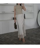 【アニュアンス/anuans】のレースレイヤードサテンナロースカート 人気、トレンドファッション・服の通販 founy(ファニー) ファッション Fashion レディースファッション Fashion for Women スカート Skirts ウォッシャブル Machine Washable サテン Satin, Glossy Fabric シンプル Simple, Minimal ダブル Double, Double-Breasted バイアス Bias, Diagonal Cut ビンテージ Vintage, Retro Style レース Lace, Lace Fabric thumbnail ECRU|ID: prp329100004586209 ipo3291000000033644453