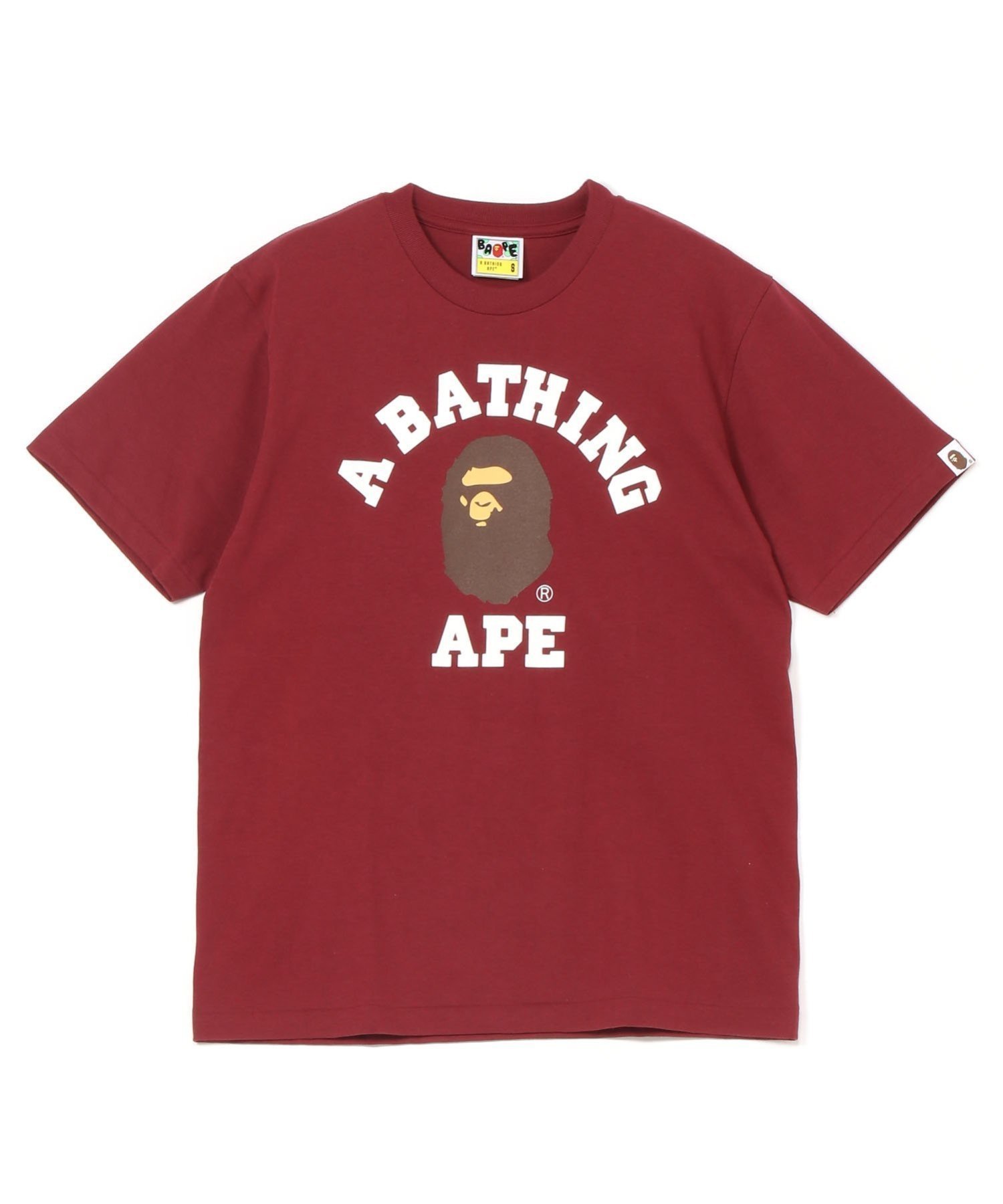 【その他のブランド/Other】のCOLLEGE TEE インテリア・キッズ・メンズ・レディースファッション・服の通販 founy(ファニー) 　ファッション　Fashion　メンズファッション　Fashion for Men　インナー　Innerwear　ショート　Short, Short Length　スリーブ　Sleeve, Long Sleeve / Short Sleeve　フロント　Front, Front Design　プリント　Print, Printed Pattern　ラバー　Rubber, Rubber Sole　BURGUNDY|ID: prp329100004586232 ipo3291000000032997506