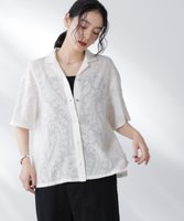 【ナノ ユニバース/nano universe】のmade in india カットワークジャカードシャツ(セットアップ可) 人気、トレンドファッション・服の通販 founy(ファニー) ファッション Fashion レディースファッション WOMEN トップス・カットソー Tops/Tshirt シャツ/ブラウス Shirts/Blouses アクセサリー Accessories インド India ウォッシャブル Washable シアー Sheer スリット Slit セットアップ Set Up デニム Denim ネップ Nep Yarn プリント Print メッシュ Mesh モチーフ Motif リラックス Relax ルーズ Loose ワイド Wide おすすめ Recommend 夏 Summer 2025年 2025 |ID:prp329100004586262