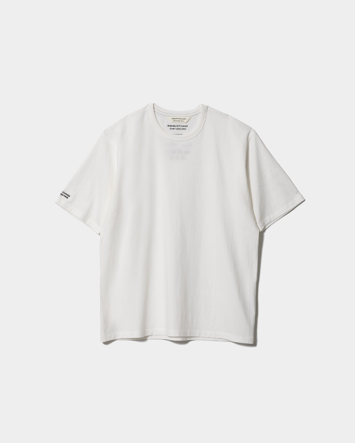 【ビューティフル ピープル/beautiful people】の60/3 jersey quality display T インテリア・キッズ・メンズ・レディースファッション・服の通販 founy(ファニー) 　ファッション　Fashion　レディースファッション　Fashion for Women　コンパクト　Compact, Small Size　フラット　Flat, Flat Shoes　エレガント 上品　Elegant　半袖　Short Sleeve, Half Sleeve　off white|ID: prp329100004586284 ipo3291000000032739737