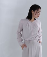 【ナチュラル ビューティー ベーシック/NATURAL BEAUTY BASIC】のフロントタックブラウス 人気、トレンドファッション・服の通販 founy(ファニー) ファッション Fashion レディースファッション WOMEN トップス・カットソー Tops/Tshirt シャツ/ブラウス Shirts/Blouses シンプル Simple ジャケット Jacket ジョーゼット Georgette ベーシック Basic エレガント 上品 Elegant |ID:prp329100004586289