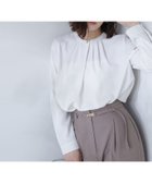 【ナチュラル ビューティー ベーシック/NATURAL BEAUTY BASIC】のフロントタックブラウス 人気、トレンドファッション・服の通販 founy(ファニー) ファッション Fashion レディースファッション WOMEN トップス・カットソー Tops/Tshirt シャツ/ブラウス Shirts/Blouses シンプル Simple ジャケット Jacket ジョーゼット Georgette ベーシック Basic エレガント 上品 Elegant thumbnail オフ1|ID: prp329100004586289 ipo3291000000032520788