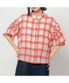 【ニコアンド/niko and】のシアーオンブレチェックフリルシャツ 人気、トレンドファッション・服の通販 founy(ファニー) ファッション Fashion レディースファッション Ladies' Fashion Online トップス・カットソー Tops/Tshirt シャツ/ブラウス Shirts/Blouses おすすめ Recommend シアー Sheer シンプル Simple タンク Tank チェック Check ノースリーブ No Sleeve バランス Balance フリル Frills エレガント 上品 Elegant 半袖 Short Sleeve 夏 Summer thumbnail レッド|ID: prp329100004586315 ipo3291000000032609413