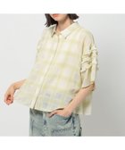 【ニコアンド/niko and】のシアーオンブレチェックフリルシャツ 人気、トレンドファッション・服の通販 founy(ファニー) ファッション Fashion レディースファッション Ladies' Fashion Online トップス・カットソー Tops/Tshirt シャツ/ブラウス Shirts/Blouses おすすめ Recommend シアー Sheer シンプル Simple タンク Tank チェック Check ノースリーブ No Sleeve バランス Balance フリル Frills エレガント 上品 Elegant 半袖 Short Sleeve 夏 Summer thumbnail ライム|ID: prp329100004586315 ipo3291000000032609417