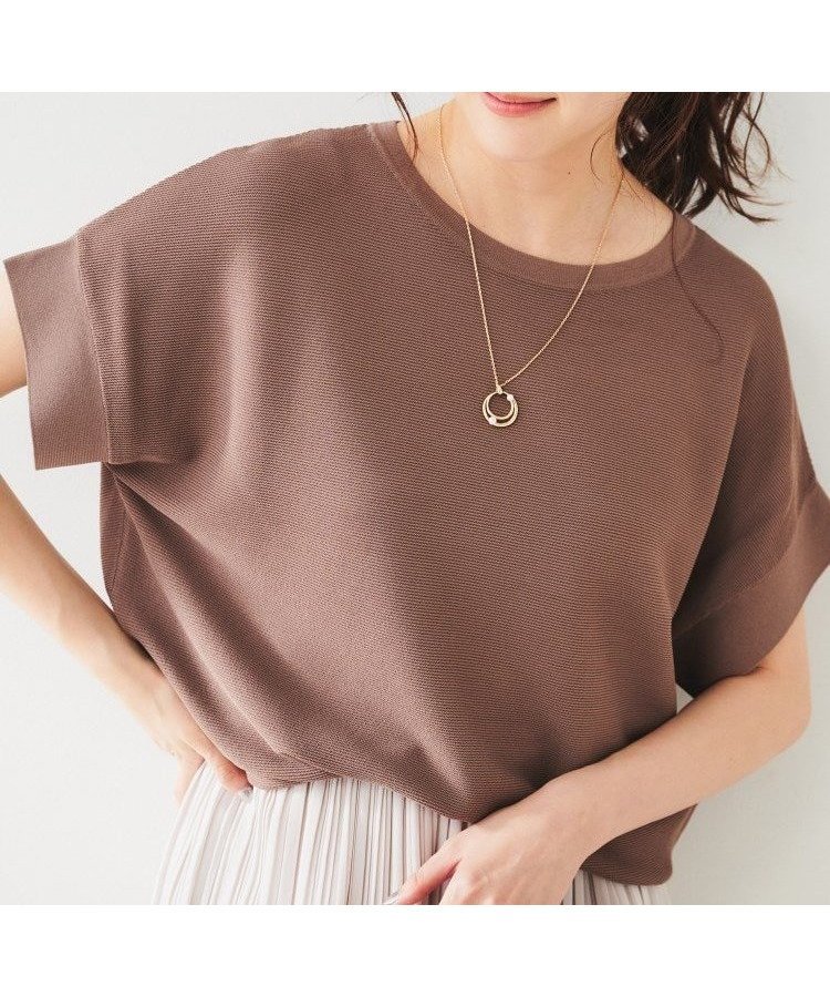 【アンタイトル/UNTITLED】のストレッチコクーンニット インテリア・キッズ・メンズ・レディースファッション・服の通販 founy(ファニー) 　ファッション　Fashion　レディースファッション　Ladies' Fashion Online　トップス・カットソー　Tops/Tshirt　ニット　Knit Tops　ストレッチ　Stretch　夏　Summer　ブラウン|ID: prp329100004586318 ipo3291000000032626882