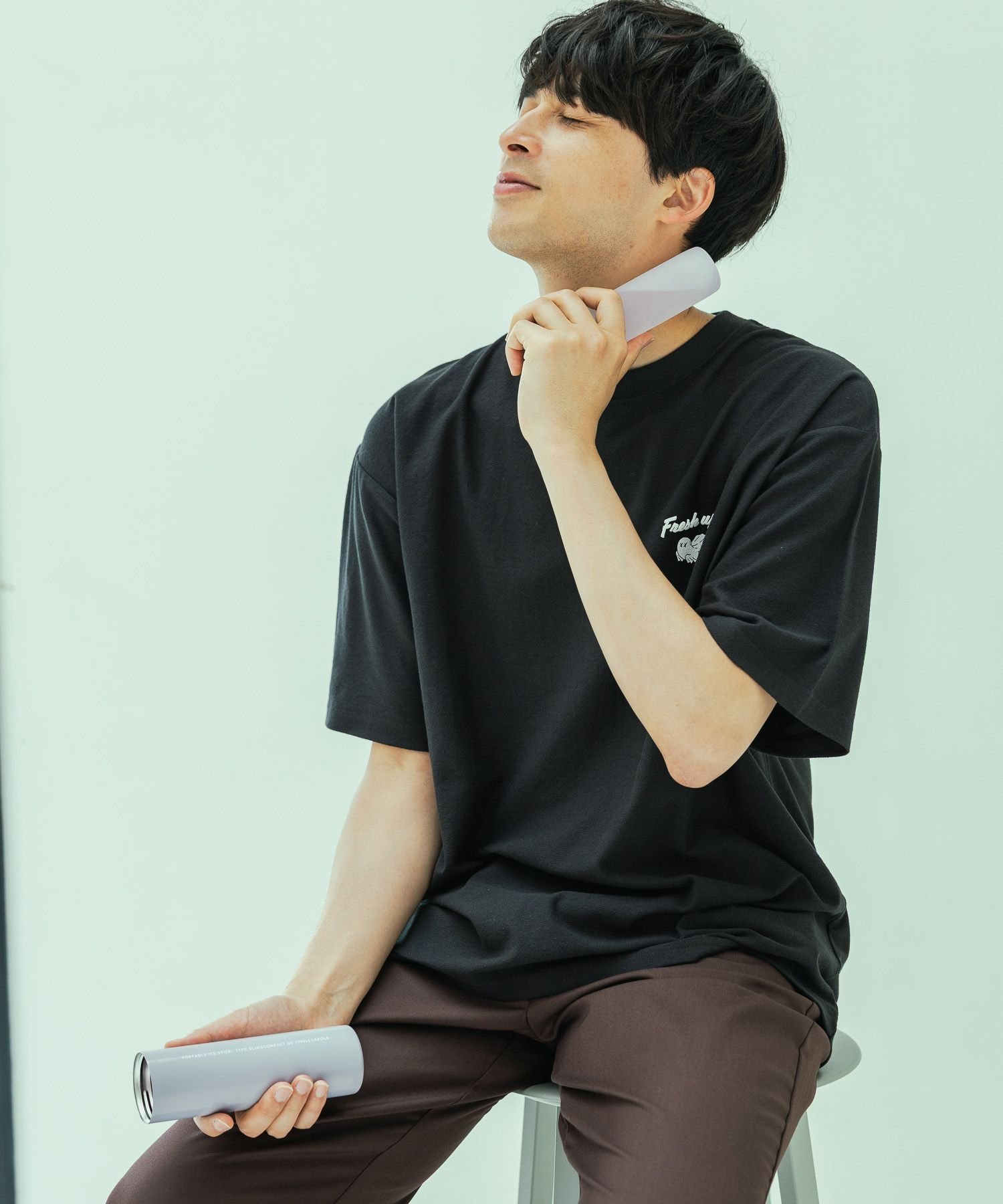 【ラコレ/LAKOLE / MEN】のストラップ付 ボトル型氷のう インテリア・キッズ・メンズ・レディースファッション・服の通販 founy(ファニー) 　ファッション　Fashion　メンズファッション　Fashion for Men　コンパクト　Compact, Small Size　シンプル　Simple, Minimal　ラップ　Wrap, Wrap Design　軽量　Lightweight, Ultra Light　ライトグレー|ID: prp329100004586324 ipo3291000000032742224