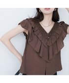 【ナチュラルクチュール/natural couture】のフリルVネックブラウス 人気、トレンドファッション・服の通販 founy(ファニー) ファッション Fashion レディースファッション WOMEN トップス・カットソー Tops/Tshirt シャツ/ブラウス Shirts/Blouses Vネック V-Neck 2025年 2025 2025春夏・S/S Ss,Spring/Summer,2025 サンダル Sandals スニーカー Sneakers デニム Denim フェミニン Feminine フリル Frills フレア Flare フロント Front リラックス Relax レース Race エレガント 上品 Elegant thumbnail ブラウン|ID: prp329100004586353 ipo3291000000032521429