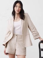 【バナナリパブリック ファクトリーストア/BANANA REPUBLIC FACTORY STORE】のBANANA REPUBLIC FACTORY STORE リネンブレンド ヘリンボーン ヘイデンブレザー 人気、トレンドファッション・服の通販 founy(ファニー) ファッション Fashion レディースファッション Ladies' Fashion Online シャーリング Shirring スタイリッシュ Stylish スリーブ Sleeve ヘリンボーン Herringbone リネン Linen thumbnail FLAX_F99|ID: prp329100004586398 ipo3291000000032521570