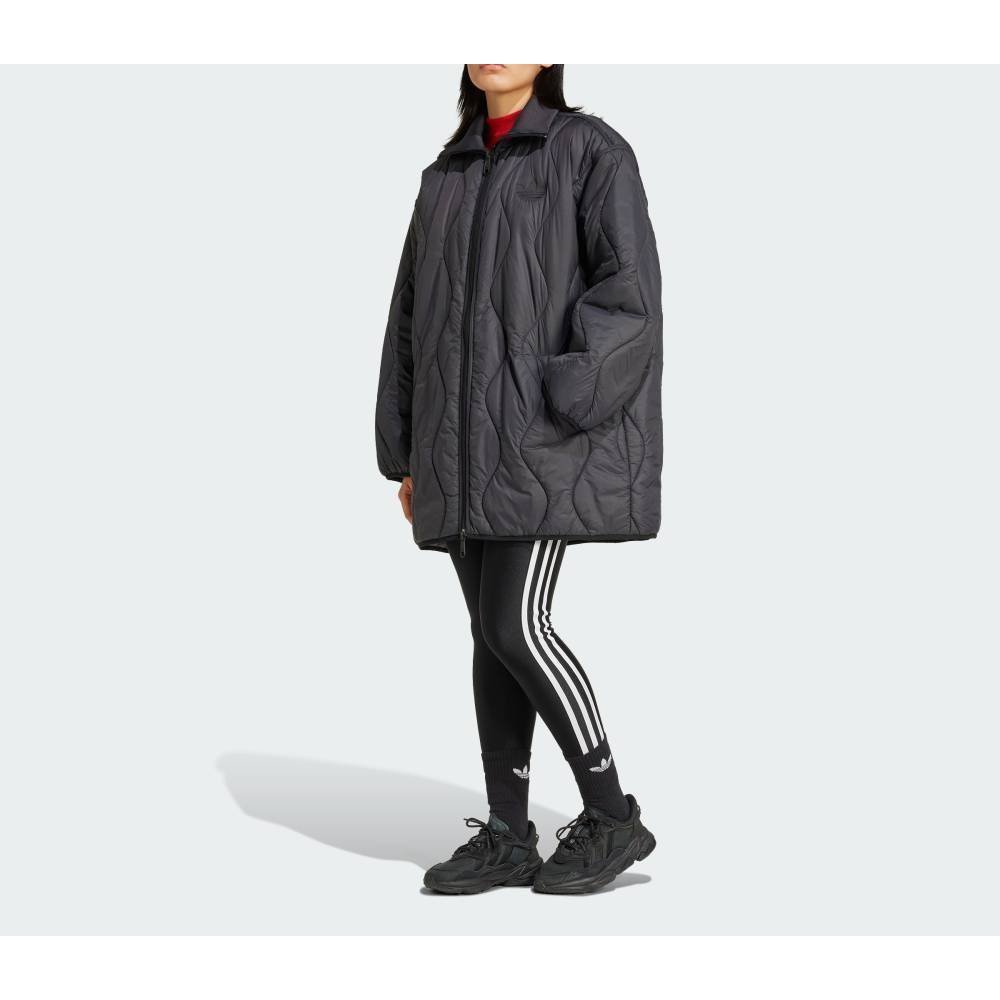 【アディダス/adidas】の【公式】アディダス adidas キルテッドジャケット インテリア・キッズ・メンズ・レディースファッション・服の通販 founy(ファニー) 　ファッション　Fashion　レディースファッション　Ladies' Fashion Online　アウター　Coat Outerwear　ジャケット　Jackets　キルティング　Quilting　ジャケット　Jacket　スタンド　Stand　定番　Standard　ブラック|ID: prp329100004586426 ipo3291000000032521827