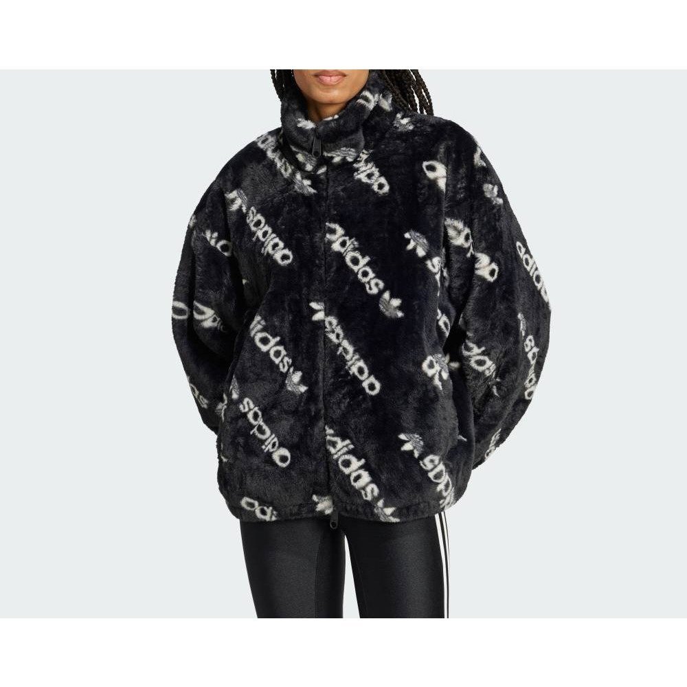 【アディダス/adidas】の【公式】アディダス adidas トーナル総柄プリント ファージャケット 人気、トレンドファッション・服の通販 founy(ファニー) 　ファッション　Fashion　レディースファッション　Ladies' Fashion Online　アウター　Coat Outerwear　ジャケット　Jackets　ジャケット　Jacket　スタンド　Stand　フェイクファー　Faux Fur　プリント　Print　ポケット　Pocket　 other-1|ID: prp329100004586427 ipo3291000000032521829