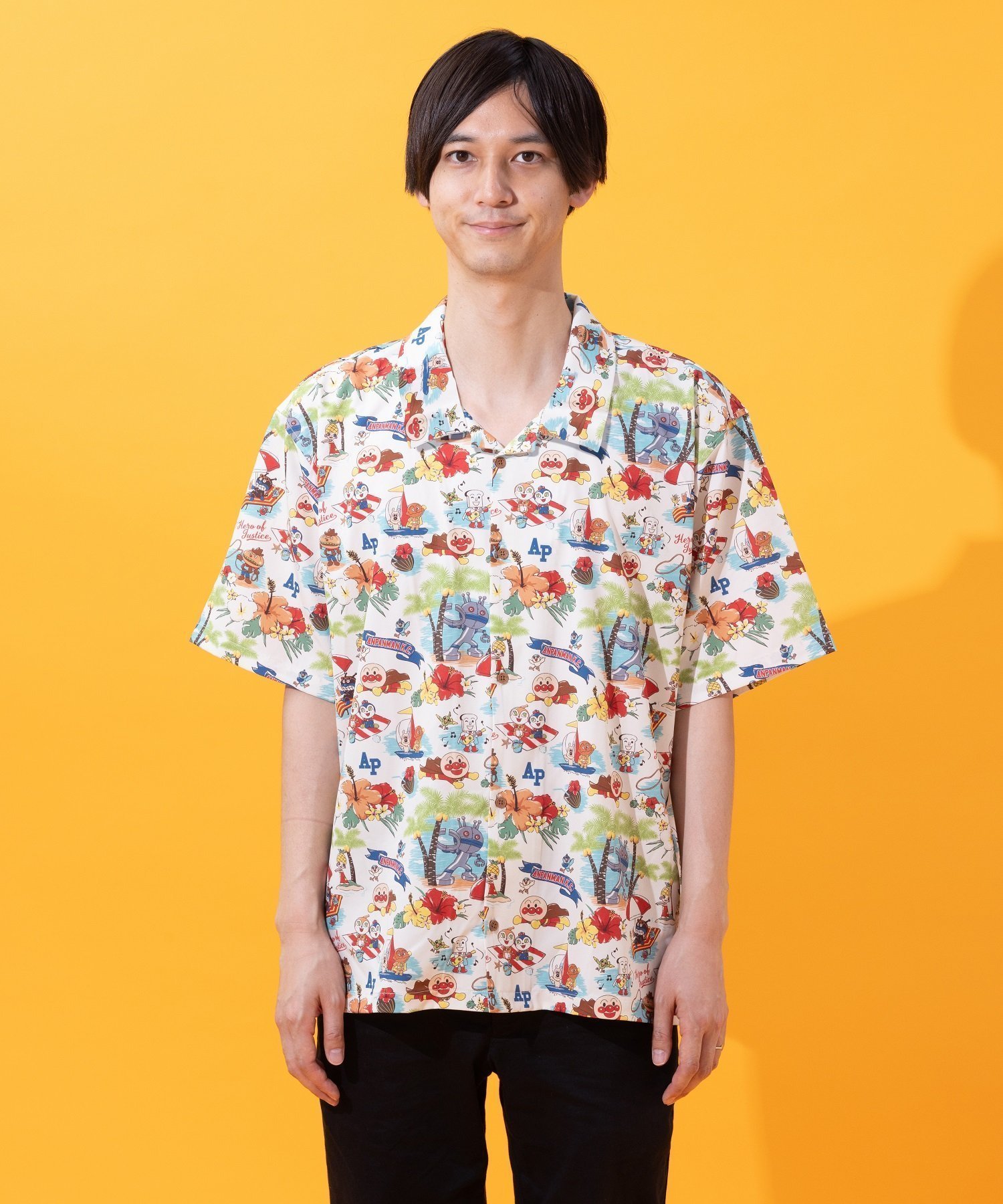 【アンパンマンキッズコレクション/ANPANMAN KIDS COLLECTION / KIDS】のAPKC/アロハシャツ大人 インテリア・キッズ・メンズ・レディースファッション・服の通販 founy(ファニー) 　ファッション　Fashion　キッズファッション　Fashion for Kids　キャラクター　Character, Licensed Characters　ギフト プレゼント　Gift / Present　コレクション　Collection, Seasonal Line　ベビー　Baby, Babywear　ボタニカル　Botanical, Floral Pattern　ボーイズ　Boyish, Boy Style　メンズ　Men's, Menswear　夏　Summer　アイボリー|ID: prp329100004586442 ipo3291000000032714663