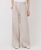 【ヒロコビス/HIROKO BIS】のコットンリネンナチュラルワイドパンツ /洗える 人気、トレンドファッション・服の通販 founy(ファニー) ファッション Fashion レディースファッション Fashion for Women パンツ Pants & Trousers おすすめ Recommended / Our Picks シンプル Simple, Minimal ストレッチ Stretch, Stretchy Fabric セットアップ Set-Up, Coordinated Outfit フラップ Flap, Flap Pocket フリンジ Fringe, Tassel リネン Linen, Linen Fabric ワイド Wide, Wide Fit 夏 Summer 洗える Machine Washable thumbnail ベージュ|ID: prp329100004586466 ipo3291000000032720491