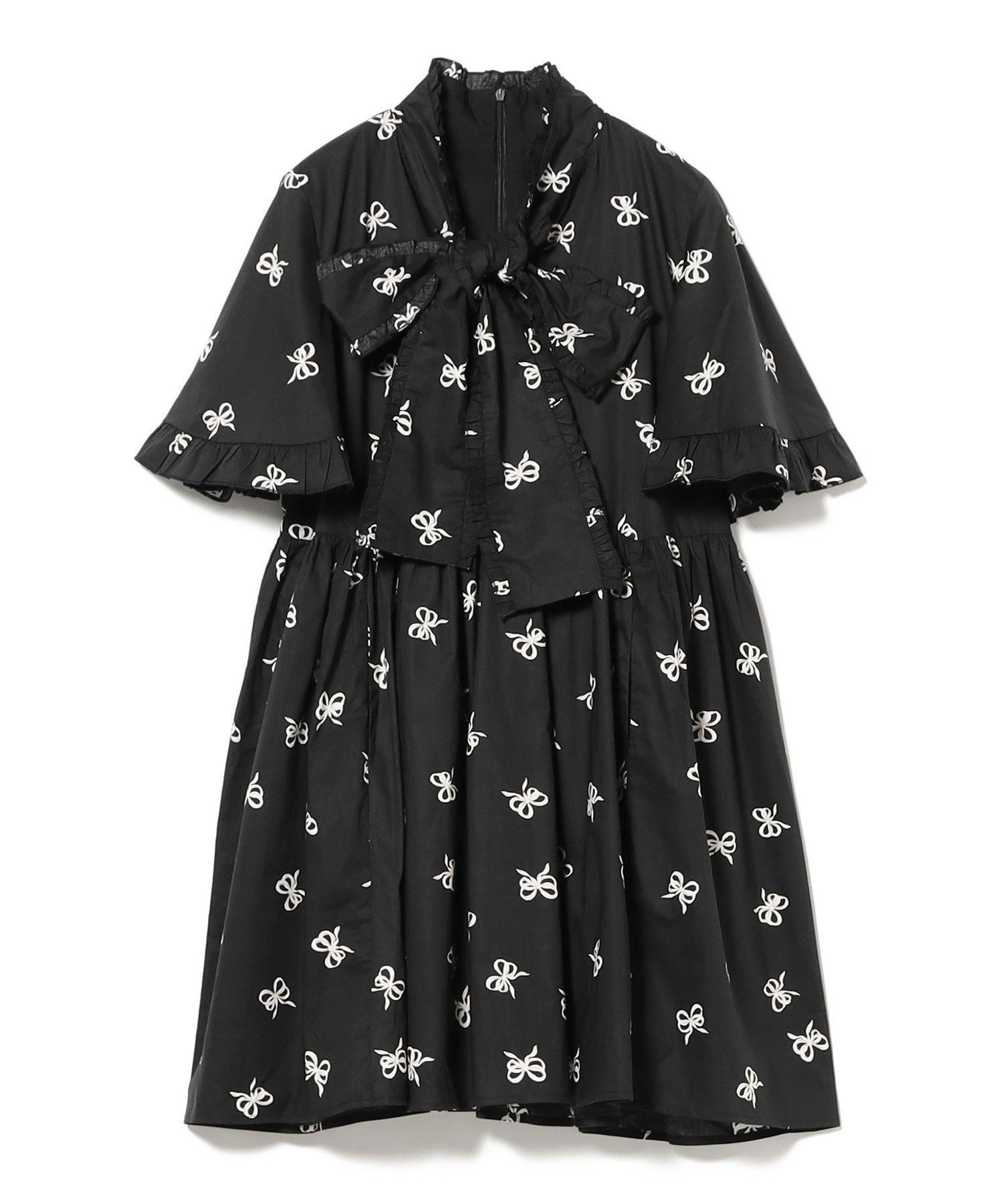 【ビームス ウイメン/BEAMS】のsister jane / Breeze Bow Mini Dress 人気、トレンドファッション・服の通販 founy(ファニー) 　ファッション　Fashion　レディースファッション　Ladies' Fashion Online　ワンピース　Dress　ドレス　Party Dresses　アクセサリー　Accessories　ヴィンテージ　Vintage　カッティング　Cutting　サンダル　Sandals　スニーカー　Sneakers　トレンド　Trend　ドレス　Dress　フラット　Flat　フリル　Frills　ポケット　Pocket　リボン　Ribbon　リラックス　Relax　ロンドン　London　おすすめ　Recommend　 other-1|ID: prp329100004586795 ipo3291000000032526812