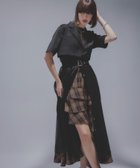 【ハレ/HARE】のジャケットライクシアーワンピース ブラック系その他10|ID: prp329100004586859 ipo3291000000032527339