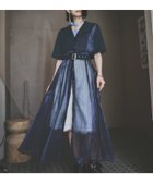 【ハレ/HARE】のジャケットライクシアーワンピース ブルー87|ID: prp329100004586859 ipo3291000000032527343