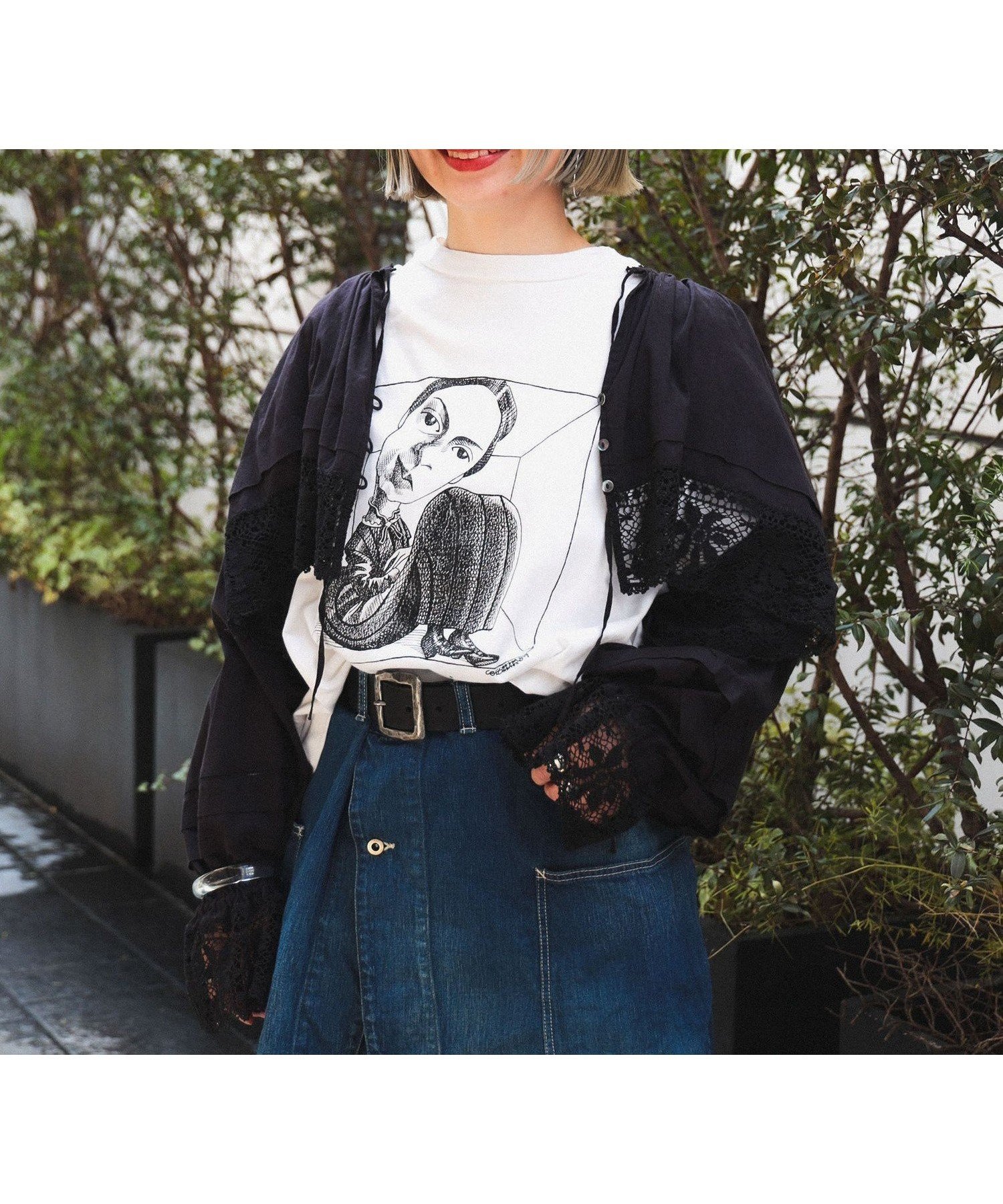 【ビームス ウイメン/BEAMS】のヴィンテージ レース ブラウス インテリア・キッズ・メンズ・レディースファッション・服の通販 founy(ファニー) 　ファッション　Fashion　レディースファッション　Ladies' Fashion Online　トップス・カットソー　Tops/Tshirt　シャツ/ブラウス　Shirts/Blouses　ヴィンテージ　Vintage　カットソー　Cut And Sew　スモック　Smock　デニム　Denim　定番　Standard　バランス　Balance　プリント　Print　メンズ　Mens　レース　Race　おすすめ　Recommend　BLACK|ID: prp329100004586901 ipo3291000000032527602