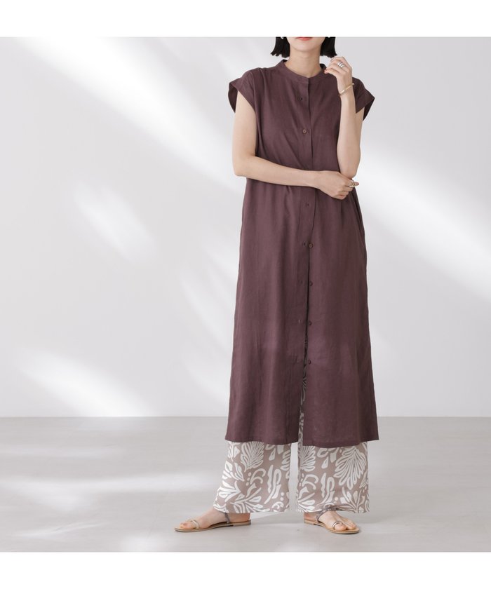 【ナノ ユニバース/nano universe】のAnti Smell Linen フレンチスリーブワンピース インテリア・キッズ・メンズ・レディースファッション・服の通販 founy(ファニー) https://founy.com/ ファッション Fashion レディースファッション Ladies' Fashion Online ワンピース Dress ウォッシャブル Washable 抗菌 Antibacterial サマー Summer シャツワンピ Shirt Dress スタンド Stand スリーブ Sleeve フレンチ French フロント Front ベーシック Basic ボックス Box ボトム Bottom 羽織 Haori リラックス Relax おすすめ Recommend 夏 Summer エレガント 上品 Elegant 2025年 2025 2025春夏・S/S Ss,Spring/Summer,2025 |ID: prp329100004586944 ipo3291000000032665043