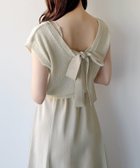 【ジュノア/JUNOAH】のmipiarl ラメニットベスト+バックリボンキャミワンピースset アイボリー|ID: prp329100004586979 ipo3291000000032528396